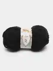 Черный пряжа плюшевая Alize Softy Plus, микрополиэстер, 100 г, 120 м