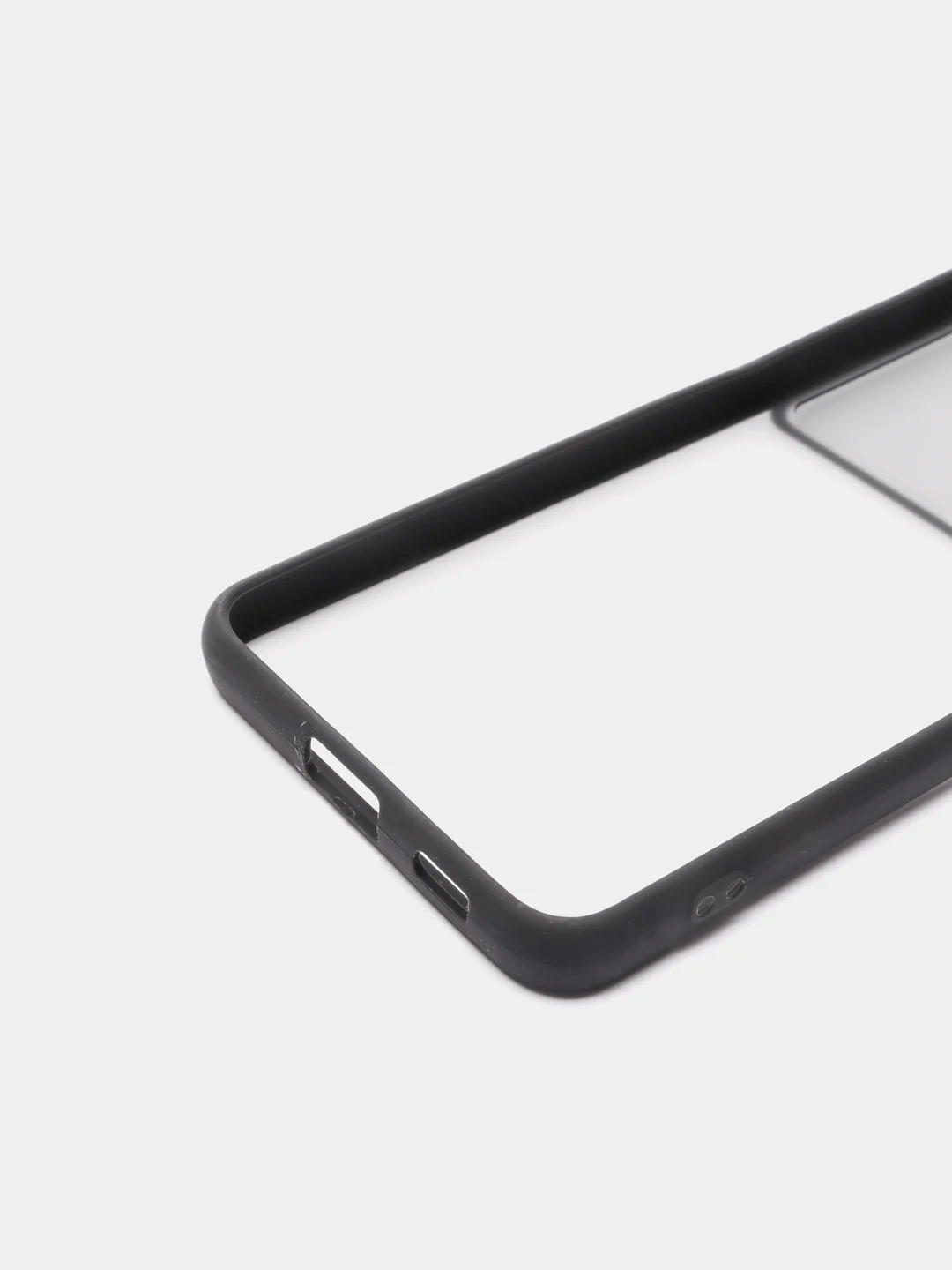 Черный матовый полупрозрачный чехол с защитой камеры Samsung S21 plus Galaxy S21+