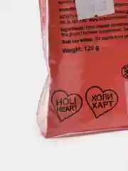 Фестивальные краски Холи Holi Heart Vita Udin для праздников, набор 3 штуки, цвет красный