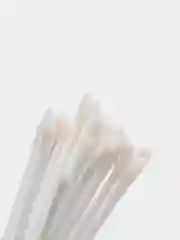 Велюровые аппликаторы, белые, 10 штук