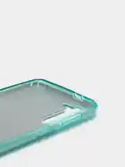 Бирюзовый чехол блестящий Samsung Galaxy S21 Plus накладка c блёстками Самсунг S21 +