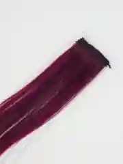Бордовый цветные и двухцветные накладные пряди / локоны волос на заколке-зажиме