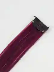 Бордовый цветные и двухцветные накладные пряди / локоны волос на заколке-зажиме