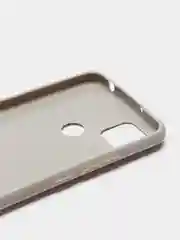 Серый чехол для Xiaomi Redmi 9С силиконовый матовый однотонный