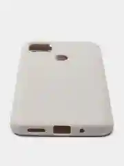 Серый чехол для Xiaomi Redmi 9С силиконовый матовый однотонный