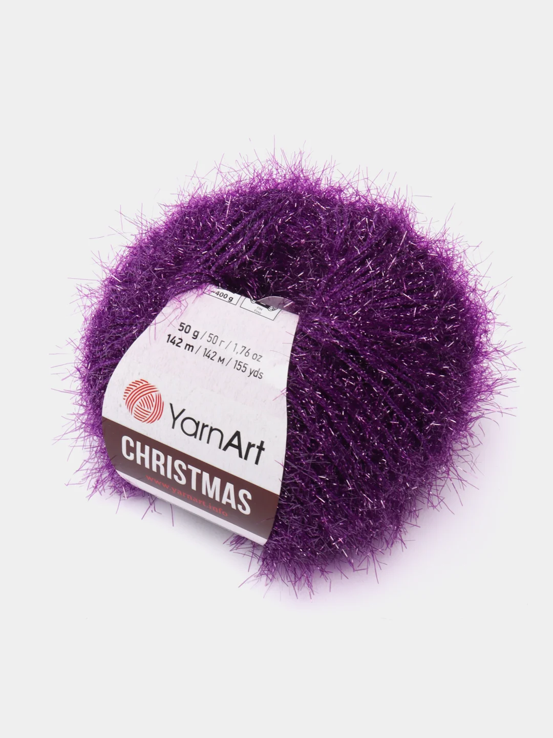 Аметистовый пряжа YarnArt "Christmas", Полиамид, 50 г, 142 м