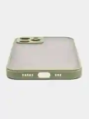 Оливковый чехол для iPhone 7/8/plus,X,XS,XR,11Pro/ProMax,12Pro/ProMax,13Pro/ProMax,14Pro/ProMax/Plus
