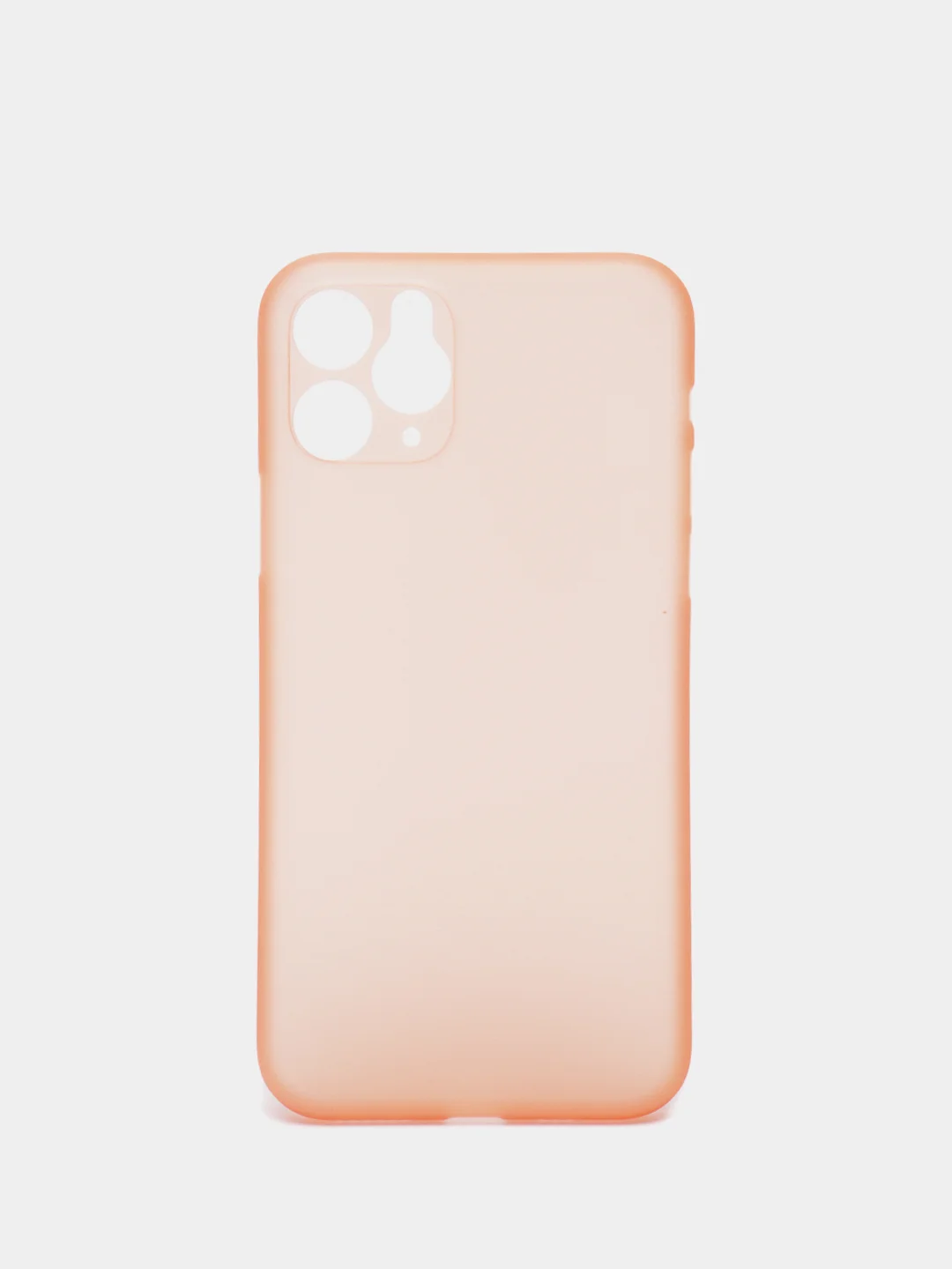 Кораллово-розовый прозрачный чехол для Apple iPhone 11 / 11 Pro / 11 Pro Max