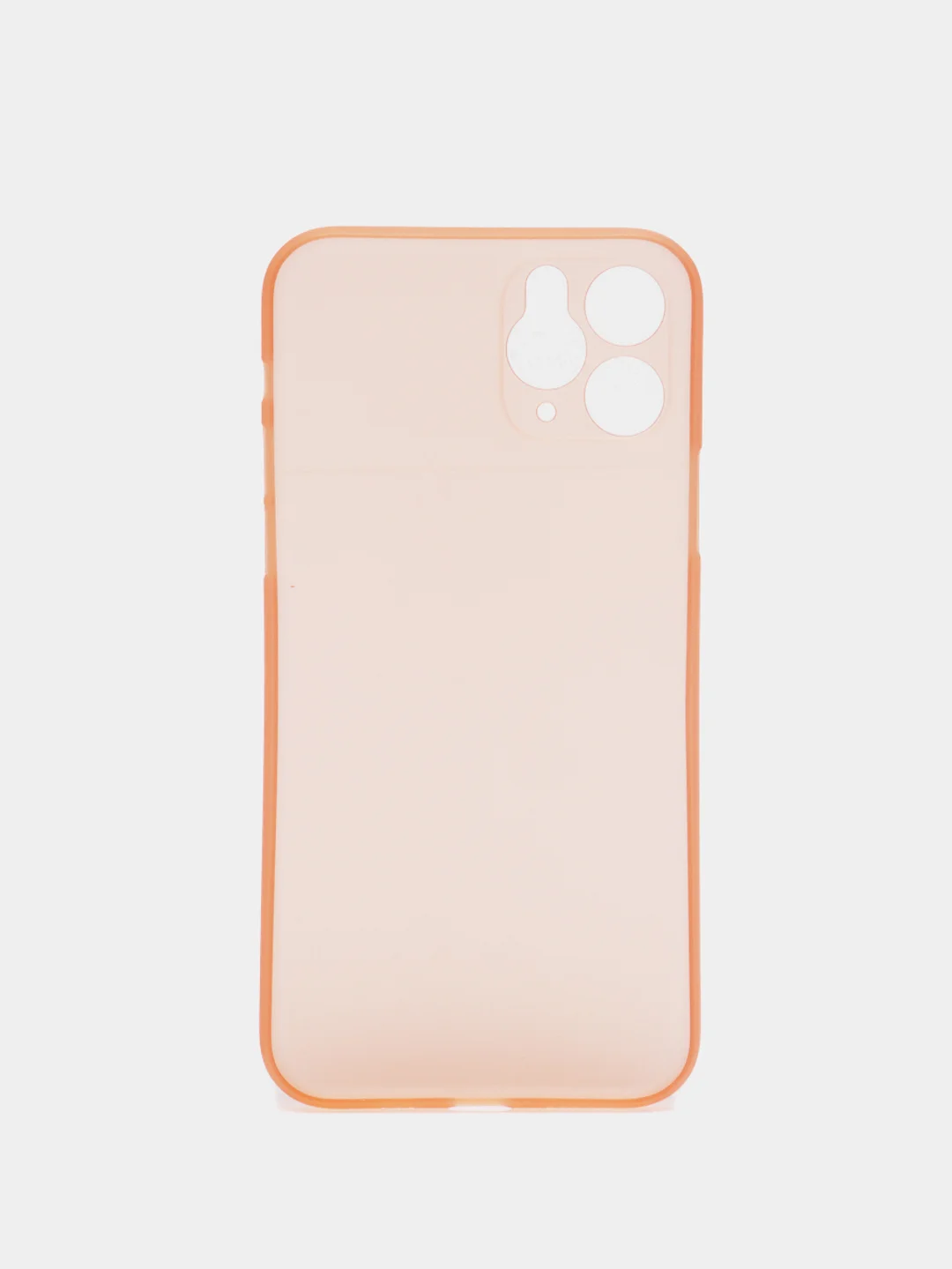 Кораллово-розовый прозрачный чехол для Apple iPhone 11 / 11 Pro / 11 Pro Max