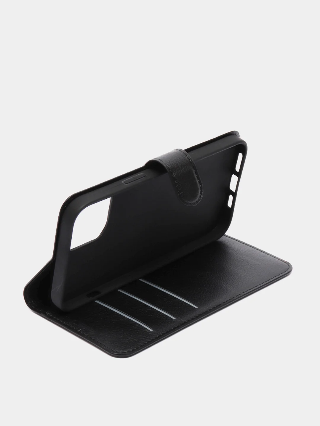 Черный чехол-книжка iPhone 12 / 12 Pro, 12 Pro Max, 12 mini с магнитной застежкой