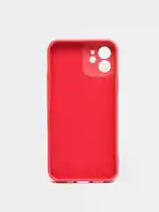 Коралловый чехол силиконовый с кольцом на iPhone 12