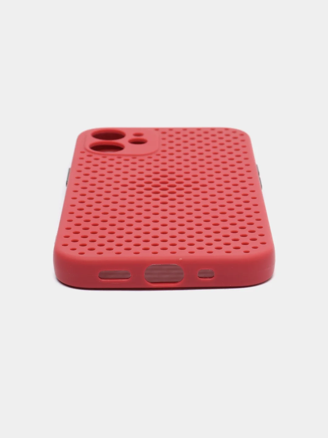 Коралловый чехол силиконовый с перфорацией для Айфон iPhone 11 /11 Pro / 11 Pro Max / 12