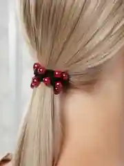 Вишнёвый резинки для волос