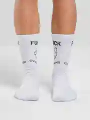 Носки с принтом "Fuck everything"