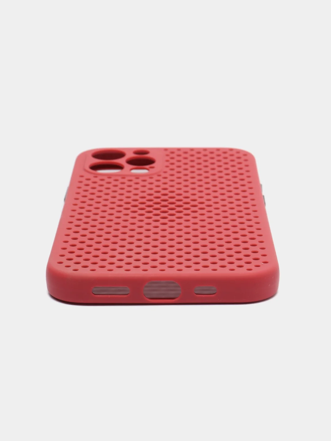 Коралловый чехол силиконовый с перфорацией для Айфон iPhone 11 /11 Pro / 11 Pro Max / 12