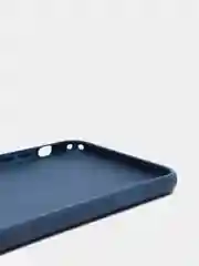 Синий чехол для Apple iPhone XS Max силиконовый, матовый, однотонный