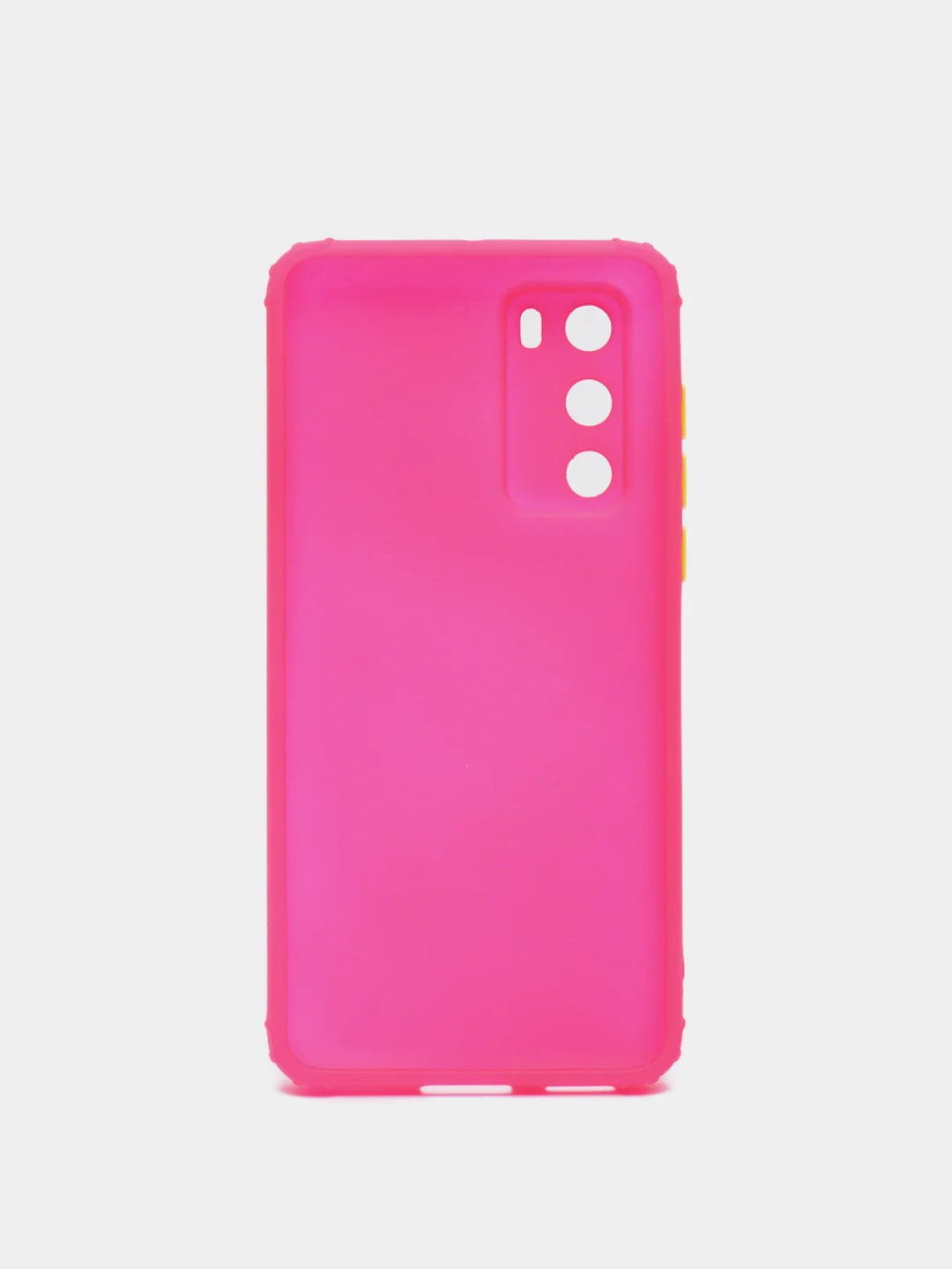 Фуксия чехол Huawei P40, Хуавей П40 силиконовый противоударный с усиленными углами