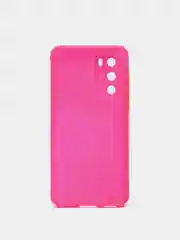 Фуксия чехол Huawei P40, Хуавей П40 силиконовый противоударный с усиленными углами