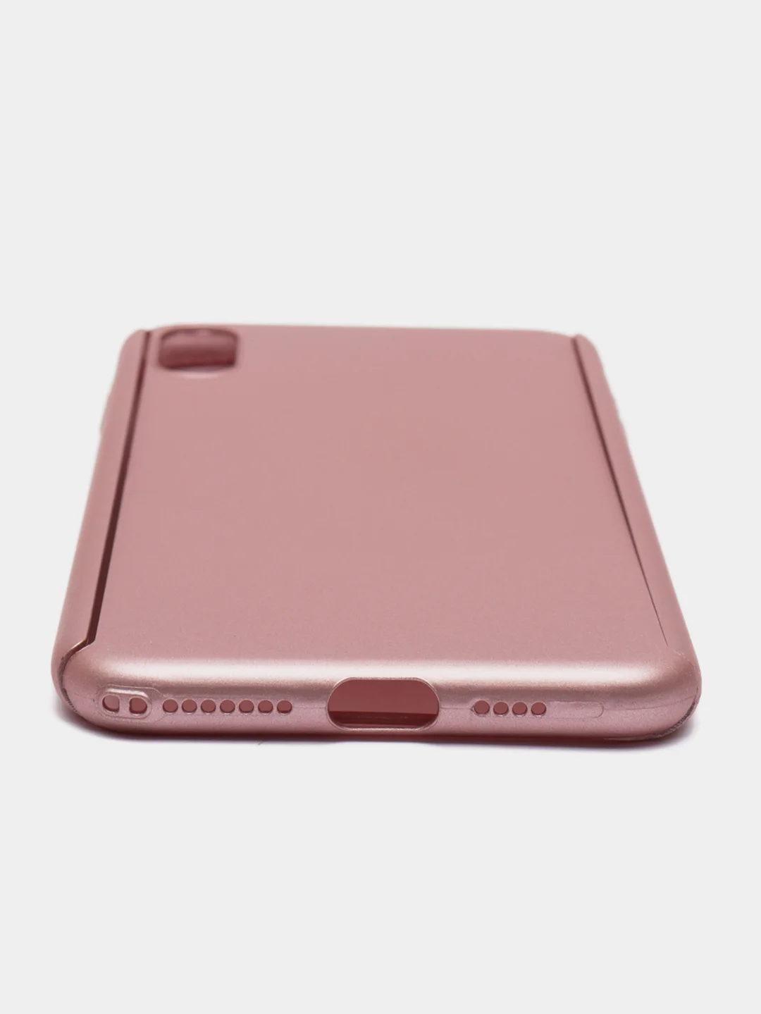 Розовый чехол полной защиты для iPhone XS Max