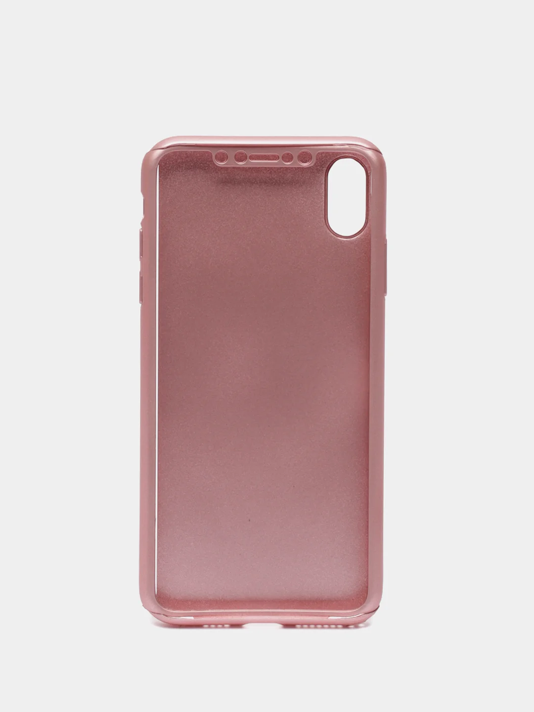 Розовый чехол полной защиты для iPhone XS Max