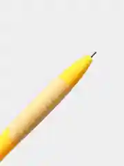 Желтый ручка шариковая масляная автоматическая 0,7мм, синяя