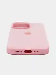 Розовый чехол Silicone Case для iPhone 13 / 14, Pro, Pro Max с закрытым низом