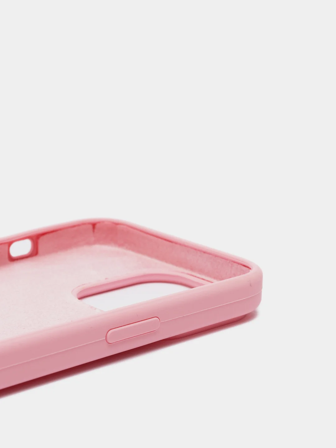 Розовый чехол Silicone Case для iPhone 13 / 14, Pro, Pro Max с закрытым низом