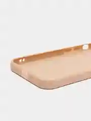 Бежевый чехол Silicone Case для iPhone 12, 12 Pro, Max, 12 mini, 13, 13 Pro, Max с защитой камеры