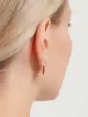 Серьги с камнями, бабочки