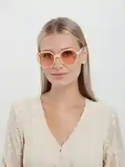 Бежевый солнцезащитные очки женские