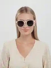 Бежевый очки солнцезащитные женские