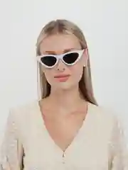 Белый солнцезащитные очки