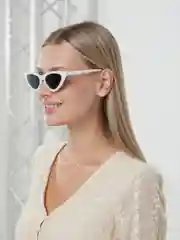 Белый солнцезащитные очки
