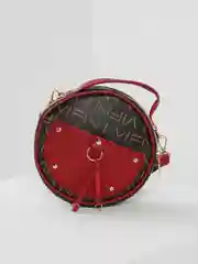 Красный сумка через плечо женская, из искусственной кожи, 5 цветов