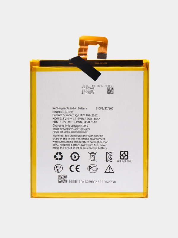 Аккумулятор Lenovo S5000 / A3500 / Tab 2 A7-20 / Tab 2 A7-30 / Tab 3 7 730X, L13D1P31, V
