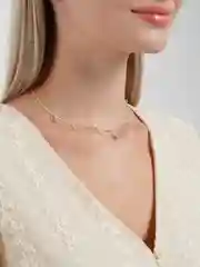Серебряный цепочка на шею "Звезды"