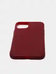 Багровый чехол силиконовый, матовый, мягкий для Айфон iPhone XSMax / 11 / 11 Pro /  11 Pro Max / 12