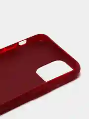 Багровый чехол силиконовый, матовый, мягкий для Айфон iPhone XSMax / 11 / 11 Pro /  11 Pro Max / 12