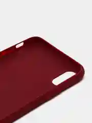 Багровый чехол силиконовый, матовый, мягкий для Айфон iPhone XSMax / 11 / 11 Pro /  11 Pro Max / 12