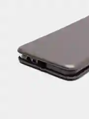Серебряный чехол-книжка для Realme C21 / C21Y