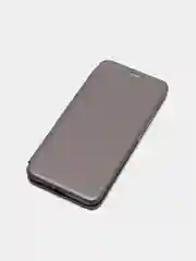 Серебряный чехол-книжка для Realme C21 / C21Y