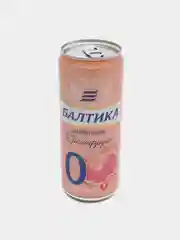 Напиток пивной Балтика №0 "Грейпфрут", безалкогольный, 0,33 л