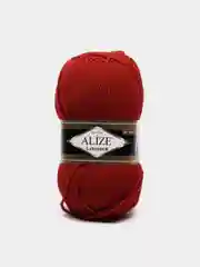 Терракотовый пряжа Alize Lanagold, 100гр-240м, акрил 51%- мериносовая шерсть 49%