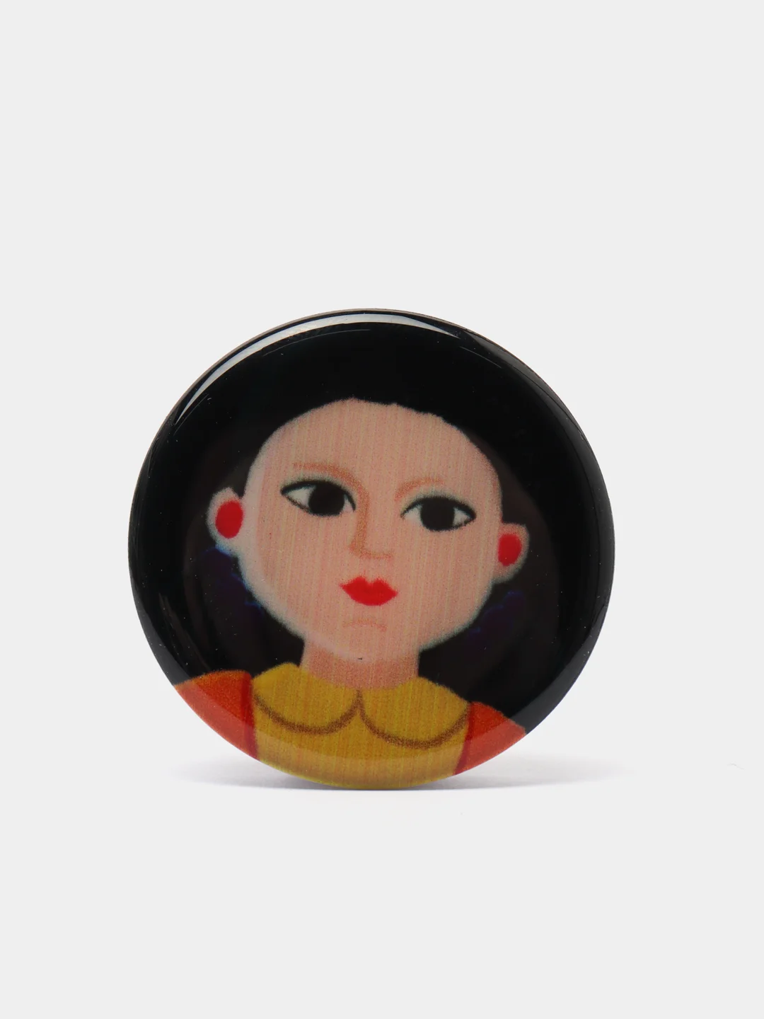 Оливковый попсокет для смартфона "Игра в кальмара"