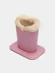 Розовый футляр-подставка для очков