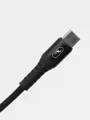Черный кабель изностойкий SKYDOLPHIN S05 Lightning / Type-C / microUSB