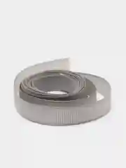 Серый металлик репсовая лента 1 см / 2.5 см / 4 см