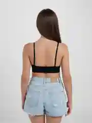 Черный топ подростковый