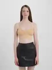 Бежевый топ женский