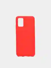Красный чехол для Samsung Galaxy A02s, Самсунг Галакси А02с силиконовый цветной